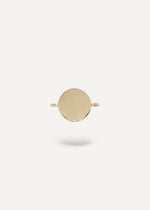 Solid 14k Gold charm on a white background from sb studio in edmonton