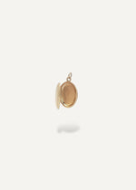 engravable and customizable open oval locket from sb studio in edmonton