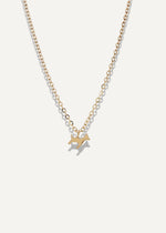 solid gold necklace oh! with 14k dog charm from the sparkle bar in edmonton AB