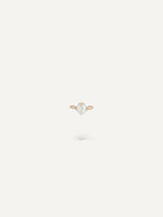 Solid 14k pearl connector charm from the sparkle bar