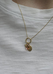 customizable charm in solid gold by sb studio yeg