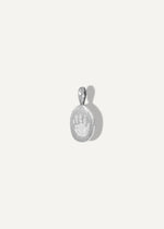 Engravable sterling silver pendant charm from Sb Studio in Edmonton