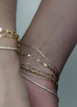 solid 14k gold permanent bracelets in edmonton by sb studio