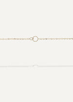 gold chain with linking circle charm from SB studio in edmonton