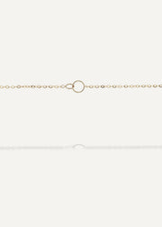 gold chain with linking circle charm from SB studio in edmonton