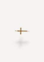 solid 14k gold cross charm connector from SB studio