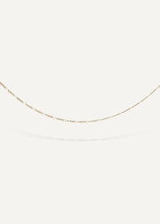 solid gold figaro necklace from the sb studio formerly the sparkle bar