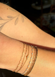 solid gold bracelets for mothers day in edmonton at sb studio