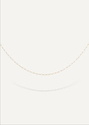paperclip permanent jewelry solid gold edmonton