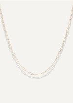 14k yellow gold paperclip chain necklace from sb studio formerly the sparkle bar in edmonton