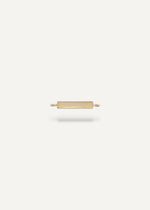 solid 14k engravable bar charm from Sb studio in canada