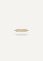 solid 14k engravable bar charm from Sb studio in canada