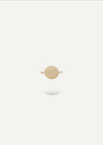 Solid 14k Gold charm on a white background from sb studio