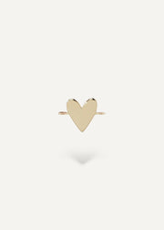solid 14k gold heart engravable charm from sb studio