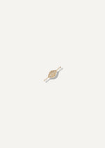 SB Studio gold eye charm with delicate diamond accents for a bracelet