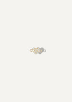 Sb studio formerly The Sparkle Bar gold heart charm with pavé crystals for a dainty, everyday jewelry look.