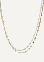SB Studio Ira necklace featuring a delicate disc chain design crafted in solid 10k yellow gold.