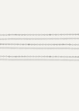 SB Studio Mariam silver bracelet featuring a delicate 1mm diamond-cut cable chain in 925 sterling silver.