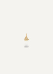 SB Studio tiny gold heart charm for necklaces or bracelets, featuring a polished minimalist design.