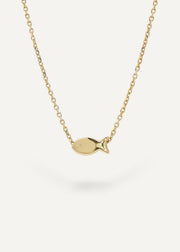 solid 14k fish charm bracelet from sb studio in edmonton