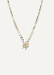 solid gold necklace oh! with 14k dog charm from the sparkle bar in edmonton AB