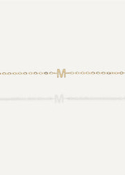 Solid gold bracelet with 