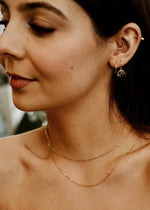 solid gold paperclip necklace from sb studio formerly the sparkle bar