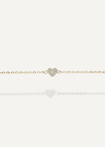 gemstone heart charm bracelet from sb studio formerly the sparkle bar