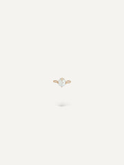 Solid 14k pearl connector charm from the sparkle bar