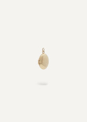 customizable solid gold locket from sb studio in edmonton